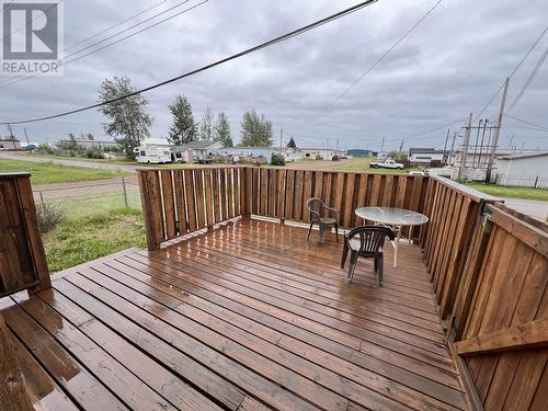 14 4603 S 50 Avenue, Fort Nelson, BC - Outdoor With Deck Patio Veranda With Exterior