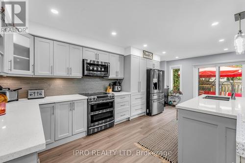 221 Lisa Marie Drive, Orangeville, ON - Indoor Photo Showing Kitchen With Upgraded Kitchen