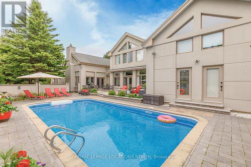 160 Grand Cypress Lane, Blue Mountains (Blue Mountain Resort Area), ON - Outdoor With In Ground Pool