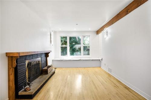 1 Northcliffe Avenue, Dundas, ON - Indoor With Fireplace