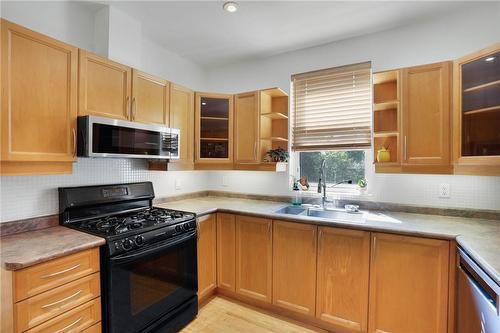 1 Northcliffe Avenue, Dundas, ON - Indoor Photo Showing Kitchen With Double Sink