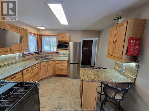 1290 Matthew Brady Boulevard, Windsor, ON - Indoor Photo Showing Kitchen With Double Sink