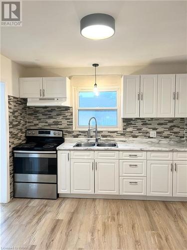 190 Melrose Avenue, Kitchener, ON - Indoor Photo Showing Kitchen With Double Sink