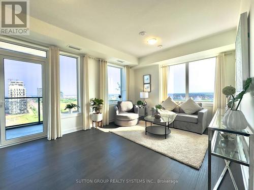 1010 - 3200 William Coltson Avenue, Oakville, ON - Indoor Photo Showing Living Room