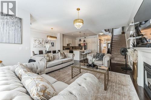 548 Savannah Court, Kingston, ON - Indoor Photo Showing Living Room With Fireplace