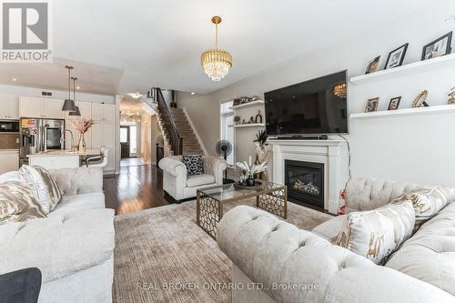 548 Savannah Court, Kingston, ON - Indoor Photo Showing Living Room With Fireplace