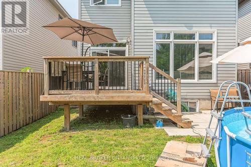 548 Savannah Court, Kingston, ON - Outdoor With Above Ground Pool With Deck Patio Veranda With Exterior