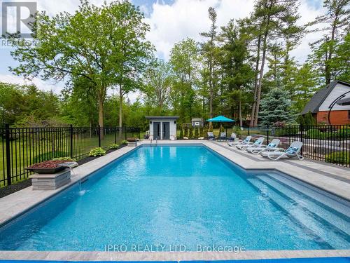 8522 Sixth Line, Halton Hills, ON - Outdoor With In Ground Pool With Backyard