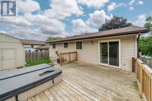 44 Van Alstine Drive, Quinte West, ON - Outdoor With Deck Patio Veranda With Exterior