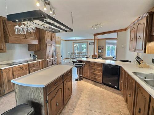 Kitchen - 25 Carré Roberge, Saint-Bruno-De-Guigues, QC - Indoor Photo Showing Kitchen With Double Sink