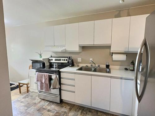 Kitchen - 25 Carré Roberge, Saint-Bruno-De-Guigues, QC - Indoor Photo Showing Kitchen With Double Sink