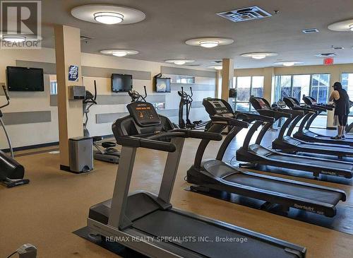 2707 - 90 Absolute Avenue, Mississauga (City Centre), ON - Indoor Photo Showing Gym Room