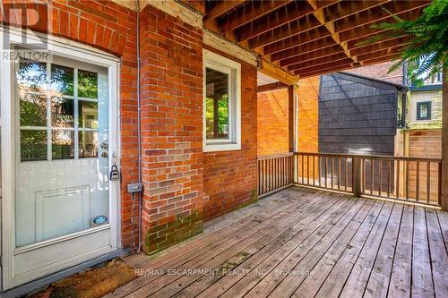 24 Bruce Street, Hamilton (Durand), ON - Outdoor With Deck Patio Veranda With Exterior