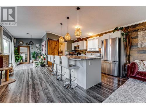 12560 Westside Road Unit# 61, Vernon, BC - Indoor Photo Showing Kitchen With Upgraded Kitchen