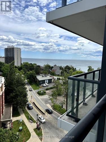 702 - 370 Martha Street, Burlington (Brant), ON - Outdoor With Body Of Water With Balcony With View