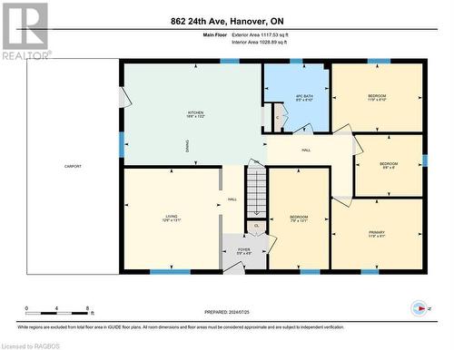 Floor Plan - Main Level - 862 24Th Avenue, Hanover, ON - Other