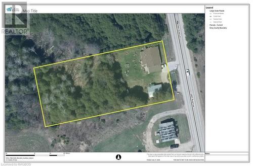 Aerial View - Subject property - 862 24Th Avenue, Hanover, ON - Other