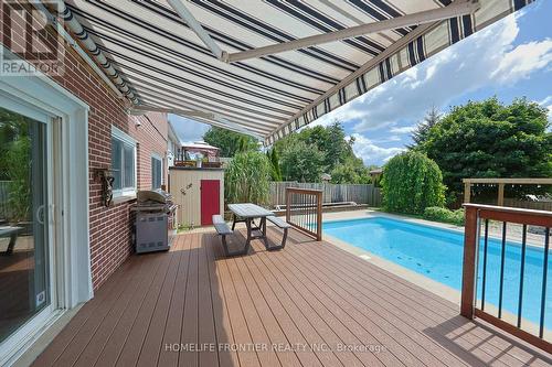 267 Grove Street E, Barrie (Wellington), ON - Outdoor With In Ground Pool With Deck Patio Veranda With Exterior