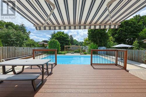 267 Grove Street E, Barrie (Wellington), ON - Outdoor With In Ground Pool With Deck Patio Veranda With Exterior