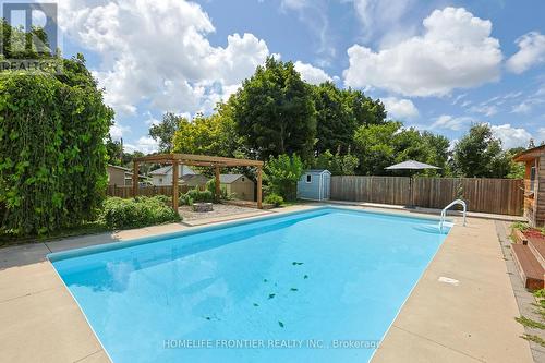 267 Grove Street E, Barrie (Wellington), ON - Outdoor With In Ground Pool With Backyard