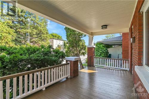 Great Covered Porch! - 62 Lees Avenue, Ottawa, ON - Outdoor With Deck Patio Veranda With Exterior