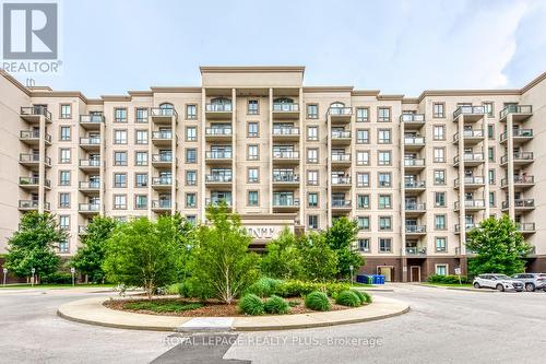 608 - 2490 Old Bronte Road, Oakville (Palermo West), ON - Outdoor With Balcony With Facade