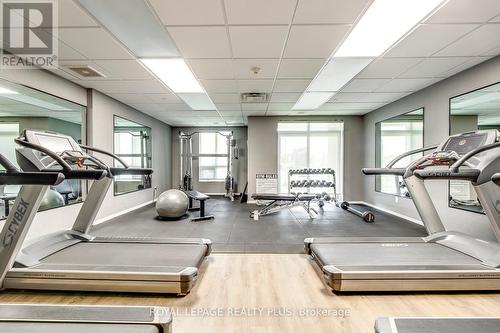 608 - 2490 Old Bronte Road, Oakville (Palermo West), ON - Indoor Photo Showing Gym Room