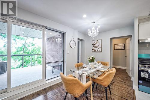 212 - 3025 The Credit Woodlands, Mississauga (Erindale), ON - Indoor Photo Showing Dining Room