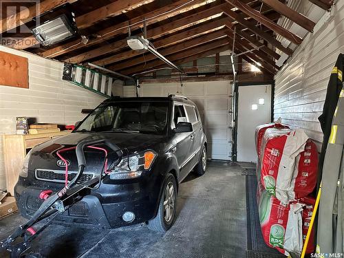 123 Howard Street, Drake, SK - Indoor Photo Showing Garage