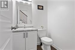 main floor powder room - 