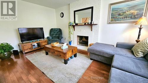 11A Nipissing Crescent, Brampton (Westgate), ON - Indoor Photo Showing Living Room With Fireplace