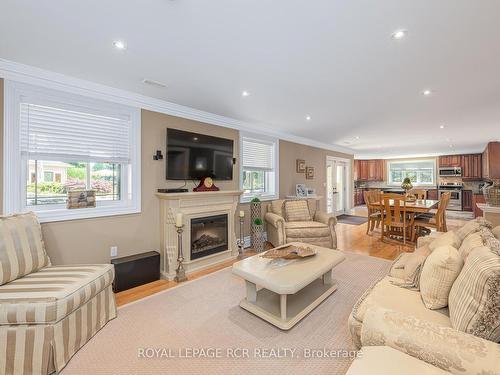 4987 Fourth Line, Erin, ON - Indoor Photo Showing Living Room With Fireplace