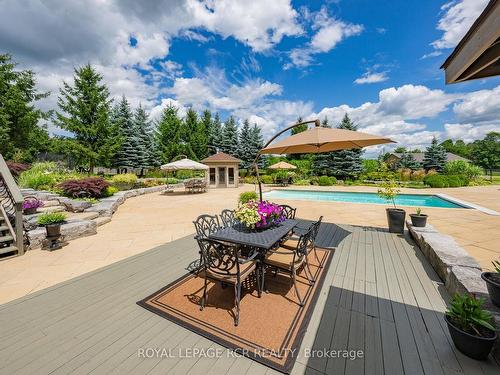 4987 Fourth Line, Erin, ON - Outdoor With In Ground Pool With Deck Patio Veranda