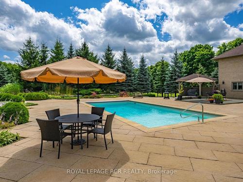 4987 Fourth Line, Erin, ON - Outdoor With In Ground Pool With Deck Patio Veranda