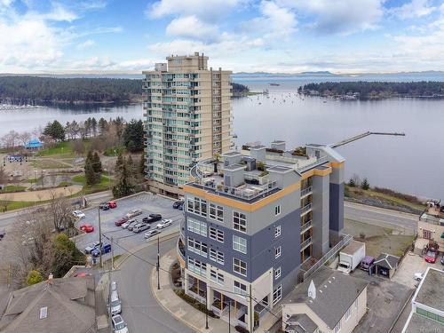 303-10 Chapel St, Nanaimo, BC - Outdoor With Body Of Water With Balcony With View