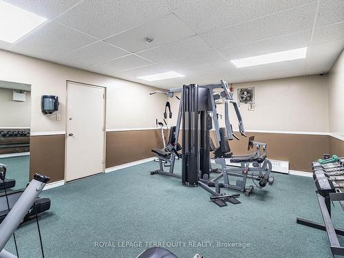 823-1625 Bloor St E, Mississauga, ON - Indoor Photo Showing Gym Room