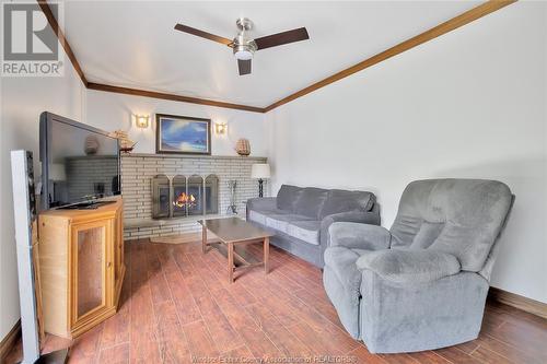 2720 Bouffard, Lasalle, ON - Indoor Photo Showing Living Room With Fireplace