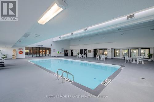 2302 - 389 Dundas Street, London, ON - Indoor Photo Showing Other Room With In Ground Pool