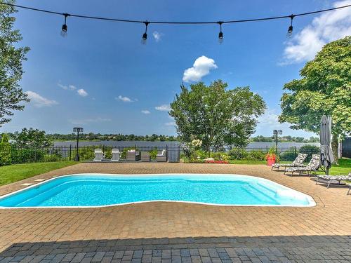 Piscine - 10239 Boul. Gouin E., Montréal (Rivière-Des-Prairies/Pointe-Aux-Trembles), QC - Outdoor With In Ground Pool With Backyard With View