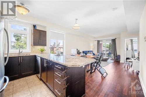 323 Winona Avenue Unit#305, Ottawa, ON - Indoor Photo Showing Kitchen With Double Sink