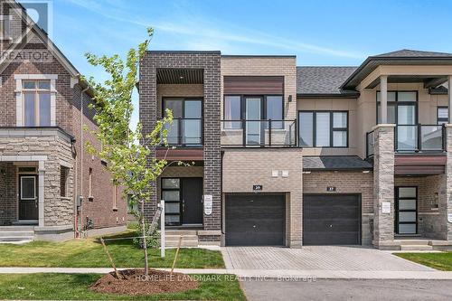 39 Harvey Bunker Crescent, Markham, ON - Outdoor With Balcony With Facade