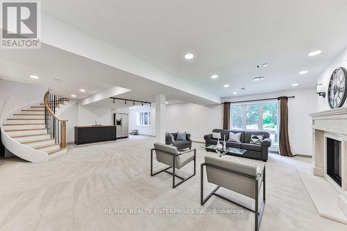 991 Indian Road, Mississauga (Lorne Park), ON - Indoor With Fireplace