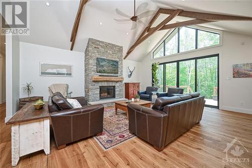 36 Synergy Way, Kanata, ON - Indoor Photo Showing Living Room With Fireplace