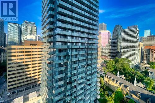 1711 - 65 St Mary Street, Toronto (Bay Street Corridor), ON - Outdoor With Balcony With Facade