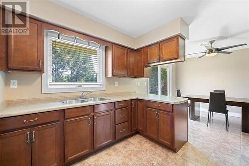 3098 Lauzon, Windsor, ON - Indoor Photo Showing Kitchen With Double Sink