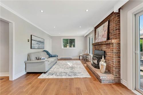 3 Forest Road, Grimsby, ON - Indoor Photo Showing Other Room With Fireplace