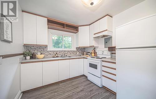 84 Rowe Street, Oshawa (Central), ON - Indoor Photo Showing Kitchen With Double Sink