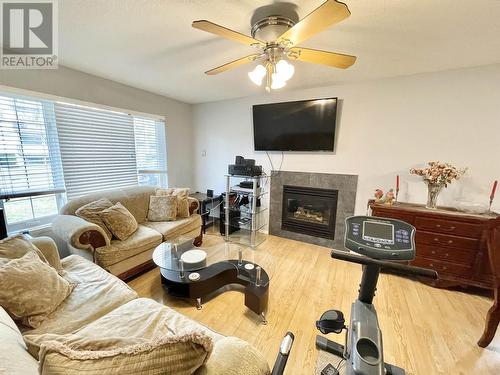 1813 Gorse Street, Prince George, BC - Indoor Photo Showing Living Room With Fireplace