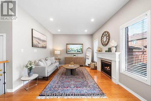 3023 Mcdowell Drive, Mississauga (Churchill Meadows), ON - Indoor Photo Showing Living Room With Fireplace