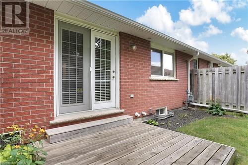 85 Beasley Crescent Unit# 7, Cambridge, ON - Outdoor With Deck Patio Veranda With Exterior